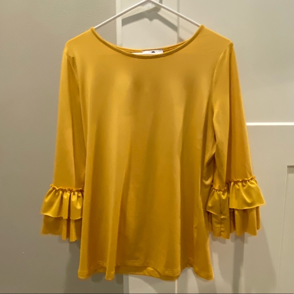 Dainty Jewels Yellow Long Sleeve Shirt